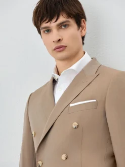 Outlet Slim fit Herringbone Suit In Wool Fatos