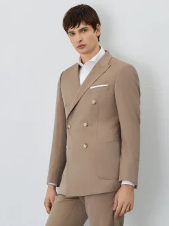 Outlet Slim fit Herringbone Suit In Wool Fatos
