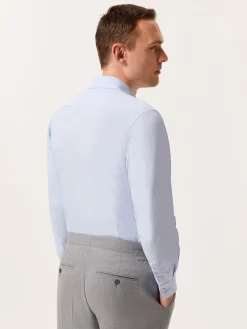 Best Slim Fit Houndstooth Cotton Linen Shirt with Open Collar Camisas Casuais