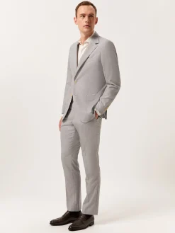 Best Slim Fit Mélange Suit in Wool Fatos