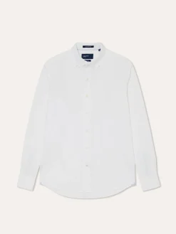 Outlet Slim Fit Oxford Shirt in Comfort Cotton Camisas Casuais|Camisas Casuais