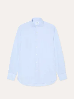 Discount Slim Fit Oxford Shirt with Dublin Collar and Double Cuffs Camisas Clássicas