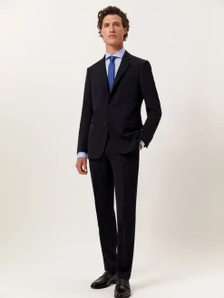 Slim Fit Performance Poplin Shirt with Dublin Collar Camisas Clássicas