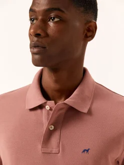 Outlet Slim fit piqué polo shirt Polos
