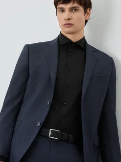 Slim Fit Prince Of Wales Suit In Wool Fatos