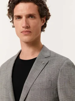 Outlet Slim Fit Prince of Wales Suit in Wool Fatos