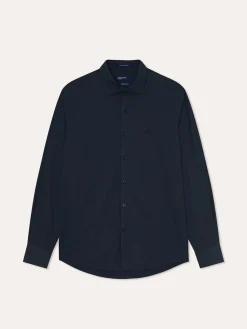 Online Slim Fit Striped Oxford Shirt in 100I Cotton Camisas Casuais|Camisas Casuais