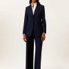 Outlet Slim Fit Suit in High-performance Wool MULHER Fatos