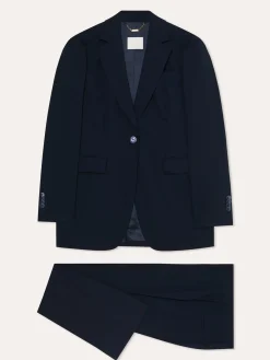 Outlet Slim Fit Suit in High-performance Wool MULHER Fatos