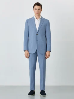 Online Slim fit Suit In Wool Fatos