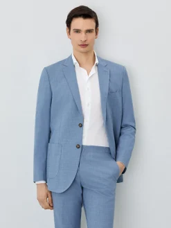 Online Slim fit Suit In Wool Fatos