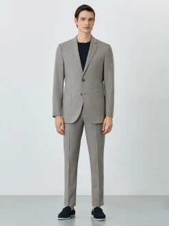 Discount Slim Fit Suit In Wool Fatos