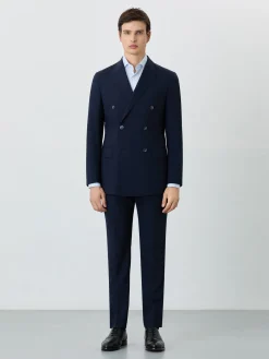 Slim Fit Suit In Wool Blend Fatos