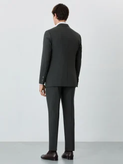 Outlet Slim Fit Suit In Wool-elastane Blend Fatos