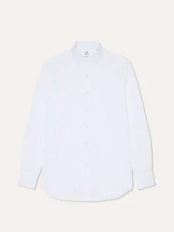 Hot Slim Fit Textured Shirt with Dublin Collar Camisas Clássicas