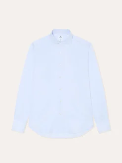 Outlet Slim Fit Textured Shirt with Dublin Collar Camisas Clássicas