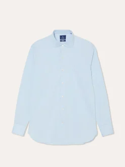 Discount Slim Fit Travel Poplin Shirt in Comfort Cotton Camisas Clássicas|Camisas Clássicas