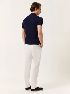 New Slim fit Twill Garment Dye Casual Trousers Calças Casuais