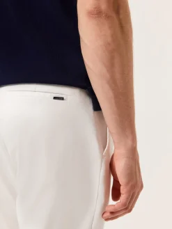 New Slim fit Twill Garment Dye Casual Trousers Calças Casuais
