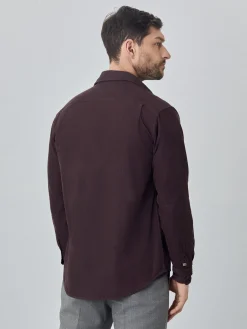 Discount Soft Needledcord Garment dye shirt Camisas Casuais