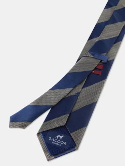 Best Striped Pattern 100% Silk Tie 7,5cm Gravatas