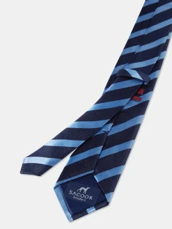 Best Striped Pattern 100% Silk Tie 7,5cm Gravatas