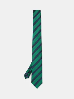 Best Striped Pattern 100% Silk Tie 7,5cm Gravatas