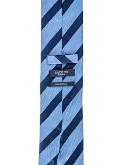 Best Striped Pattern 100% Silk Tie 7,5cm Gravatas