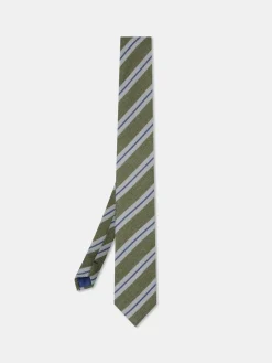 Best Striped Pattern 100% Silk Tie 7,5cm Gravatas