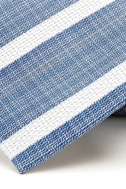 Online Striped Pattern Tie 100% Silk 8cm Gravatas