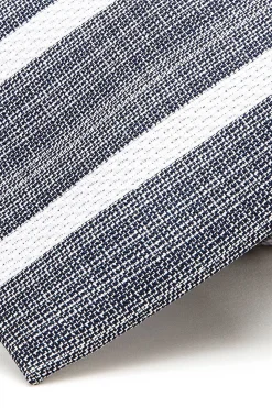 Online Striped Pattern Tie 100% Silk 8cm Gravatas