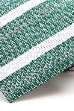 Online Striped Pattern Tie 100% Silk 8cm Gravatas