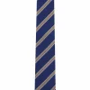 New Striped Pattern Tie 100% Silk 8cm Gravatas