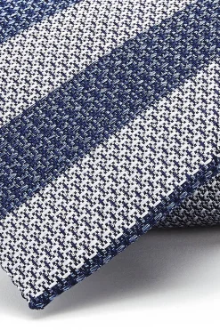 Clearance Striped Pattern Tie 100% Silk 8cm Gravatas
