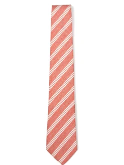Clearance Striped Pattern Tie 100% Silk 8cm Gravatas