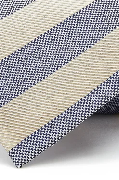 Sale Striped Pattern Tie 100% Silk 8cm Gravatas