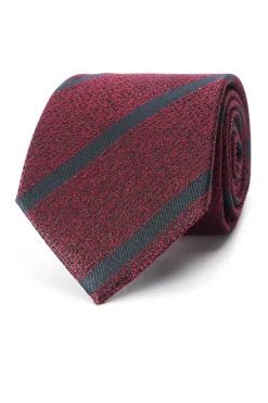 Hot Striped Pattern Tie 100% Silk 8cm Gravatas