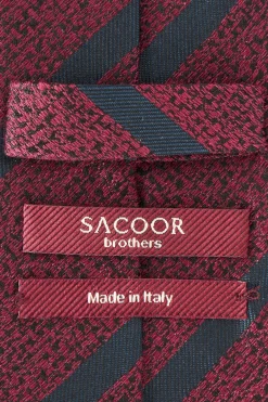 Hot Striped Pattern Tie 100% Silk 8cm Gravatas