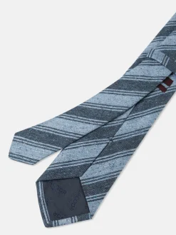 Hot Striped Pattern Tie 100% Silk 8cm Gravatas