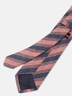 Hot Striped Pattern Tie 100% Silk 8cm Gravatas