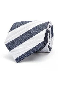 Hot Striped Pattern Tie 100% Silk 8cm Gravatas