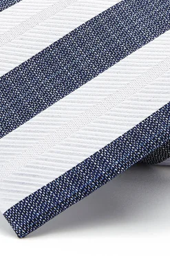 Hot Striped Pattern Tie 100% Silk 8cm Gravatas