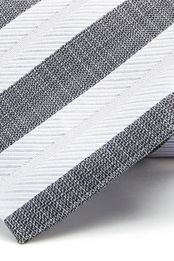 Hot Striped Pattern Tie 100% Silk 8cm Gravatas