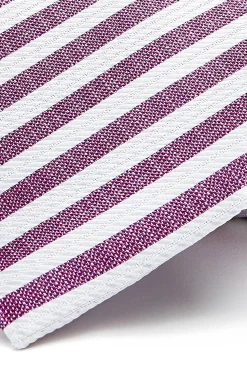 New Striped Pattern Tie 100% Silk 8cm Gravatas