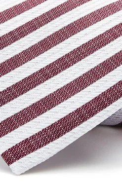 New Striped Pattern Tie 100% Silk 8cm Gravatas