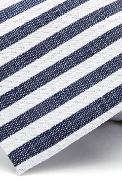 New Striped Pattern Tie 100% Silk 8cm Gravatas