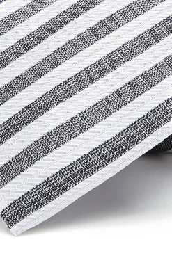New Striped Pattern Tie 100% Silk 8cm Gravatas