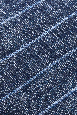 Sale Striped Pattern Tie Silk and Wool Blend 7,5cm Gravatas
