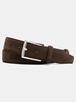 Discount Suede Belt With Personalized Buckle Cintos