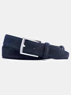 Discount Suede Belt With Personalized Buckle Cintos